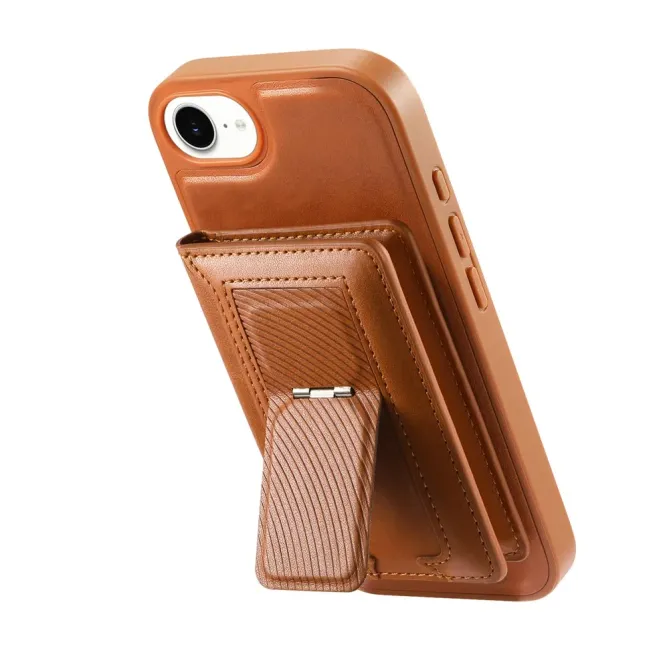 Coque iPhone 17e / 16e Magnétique Détachable avec Porte-Cartes et Support