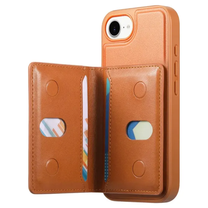 Coque iPhone 17e / 16e Magnétique Détachable avec Porte-Cartes et Support