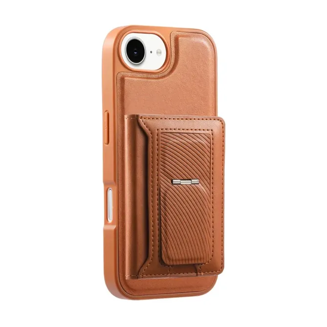 Coque iPhone 17e / 16e Magnétique Détachable avec Porte-Cartes et Support