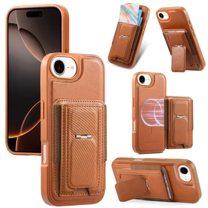 Coque iPhone 17e / 16e Porte-carte Détachable et Support Magnétique