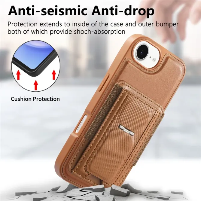 Coque iPhone 17e / 16e Porte-carte Détachable et Support Magnétique