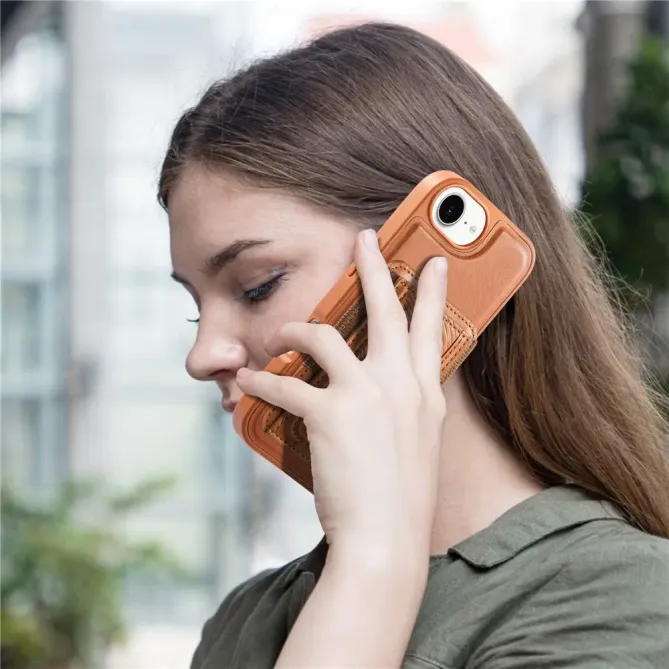 Coque iPhone 17e / 16e Porte-carte Détachable et Support Magnétique