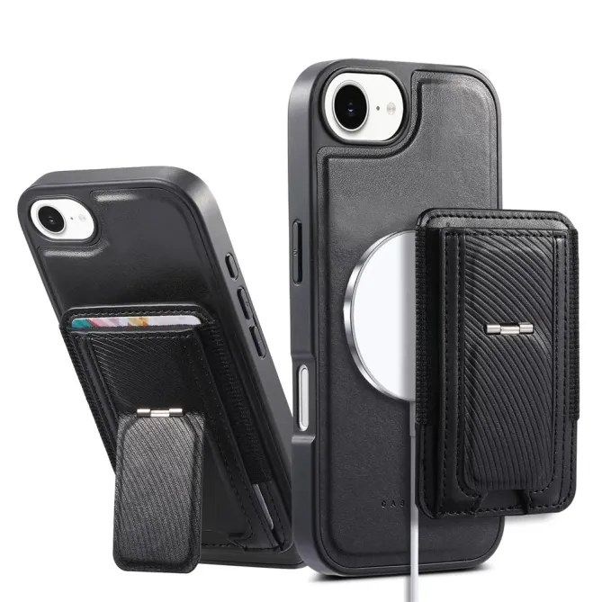 Coque iPhone 17e / 16e Porte-carte Détachable et Support Magnétique