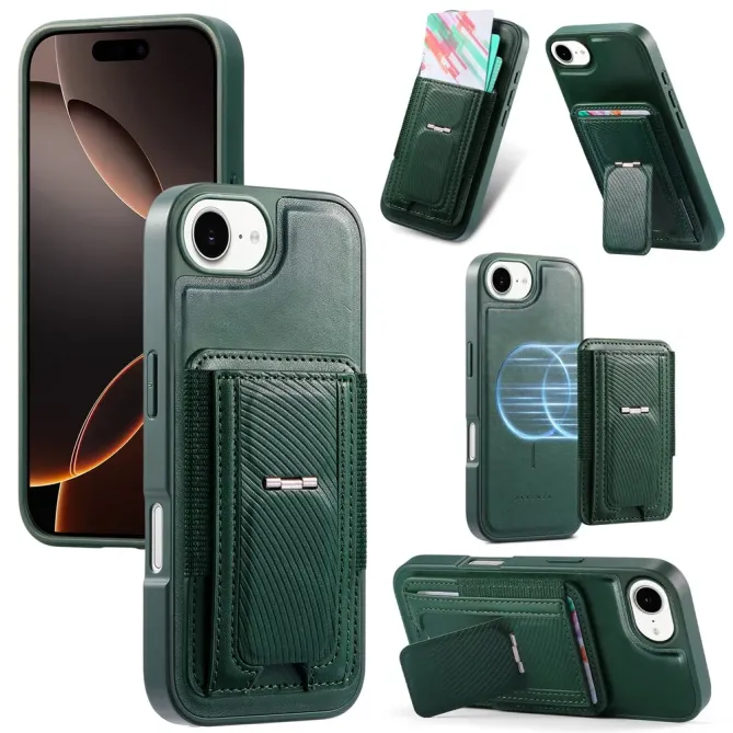 Coque iPhone 17e / 16e Porte-carte Détachable et Support Magnétique