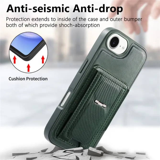 Coque iPhone 17e / 16e Porte-carte Détachable et Support Magnétique