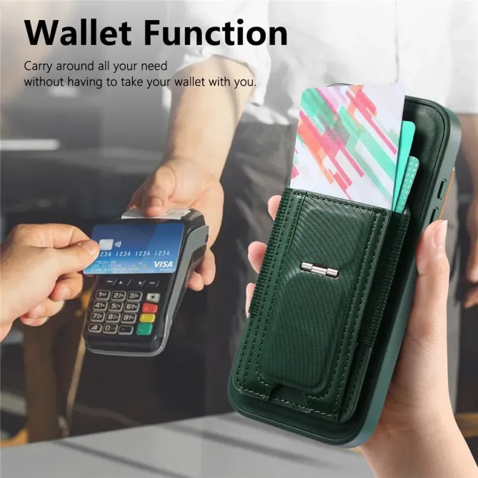 Coque iPhone 17e / 16e Porte-carte Détachable et Support Magnétique
