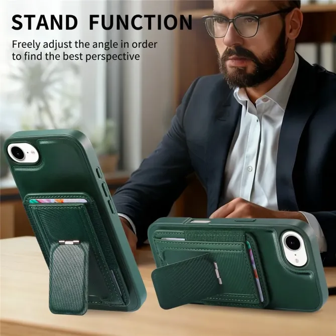 Coque iPhone 17e / 16e Porte-carte Détachable et Support Magnétique