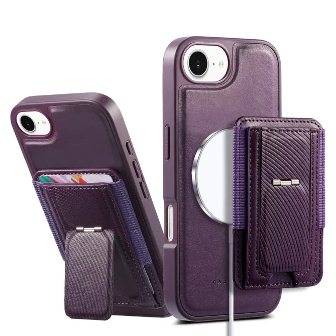 Coque iPhone 17e / 16e Porte-carte Détachable et Support Magnétique