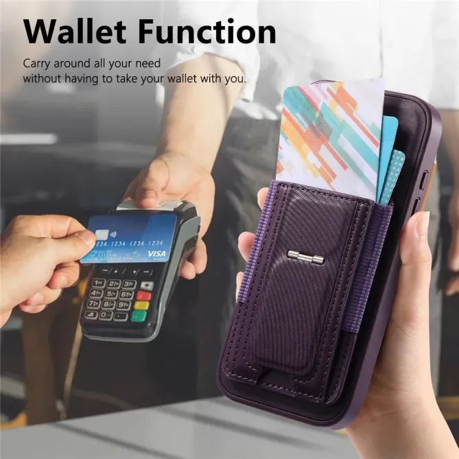 Coque iPhone 17e / 16e Porte-carte Détachable et Support Magnétique