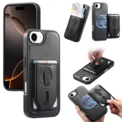 Coque iPhone 17e / 16e Porte-cartes Magnétique Détachable avec Sangle