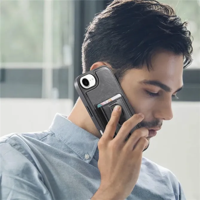 Coque iPhone 17e / 16e Porte-cartes Magnétique Détachable avec Sangle