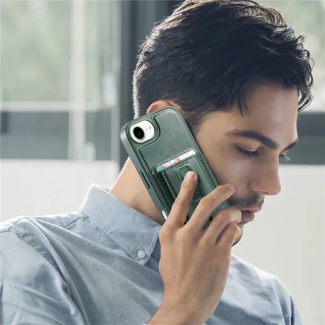 Coque iPhone 17e / 16e Porte-cartes Magnétique Détachable avec Sangle