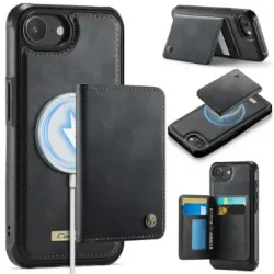 Coque iPhone 17e / 16e Magnétique 2-en-1 Porte-carte Détachable