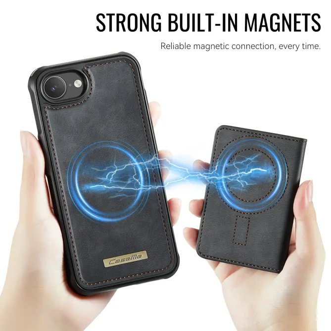 Coque iPhone 17e / 16e Magnétique 2-en-1 Porte-carte Détachable