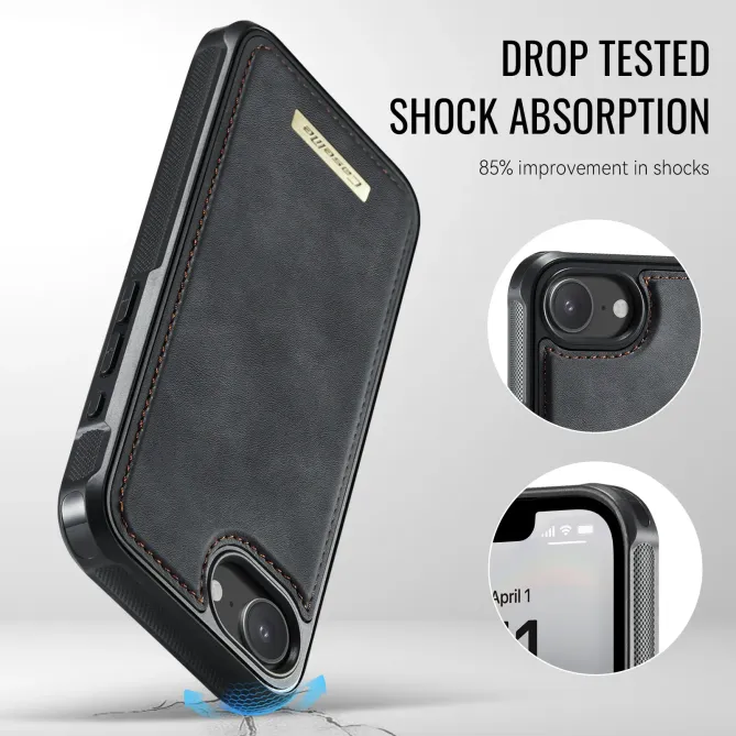 Coque iPhone 17e / 16e Magnétique 2-en-1 Porte-carte Détachable