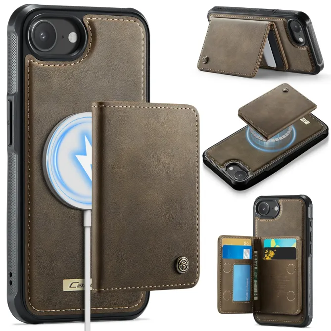 Coque iPhone 17e / 16e Magnétique 2-en-1 Porte-carte Détachable
