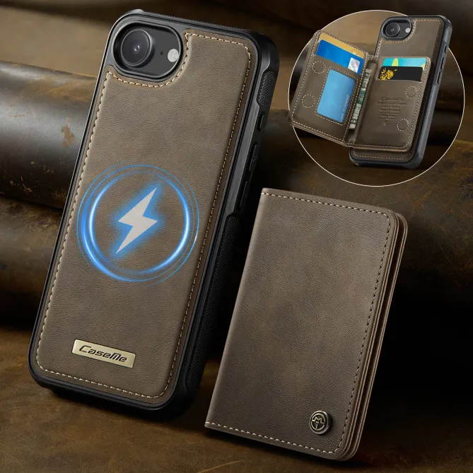 Coque iPhone 17e / 16e Magnétique 2-en-1 Porte-carte Détachable
