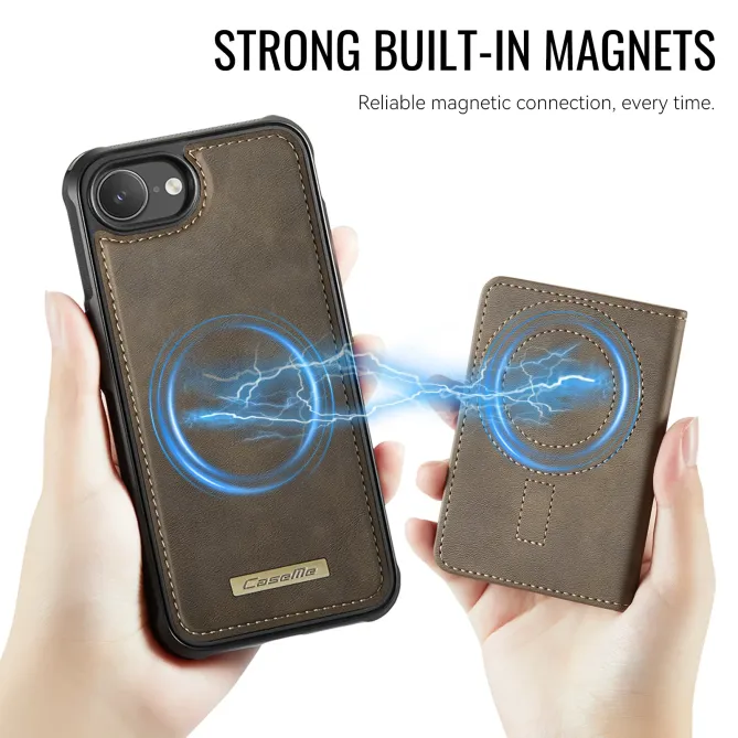 Coque iPhone 17e / 16e Magnétique 2-en-1 Porte-carte Détachable