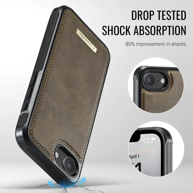 Coque iPhone 17e / 16e Magnétique 2-en-1 Porte-carte Détachable