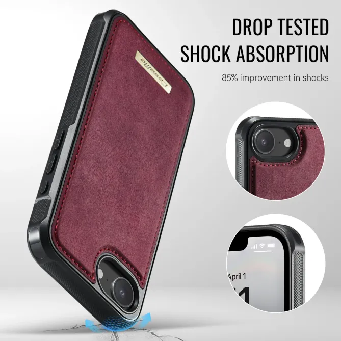 Coque iPhone 17e / 16e Magnétique 2-en-1 Porte-carte Détachable