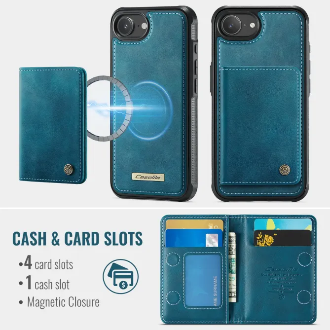 Coque iPhone 17e / 16e Magnétique 2-en-1 Porte-carte Détachable