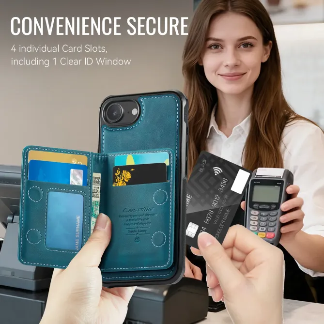 Coque iPhone 17e / 16e Magnétique 2-en-1 Porte-carte Détachable
