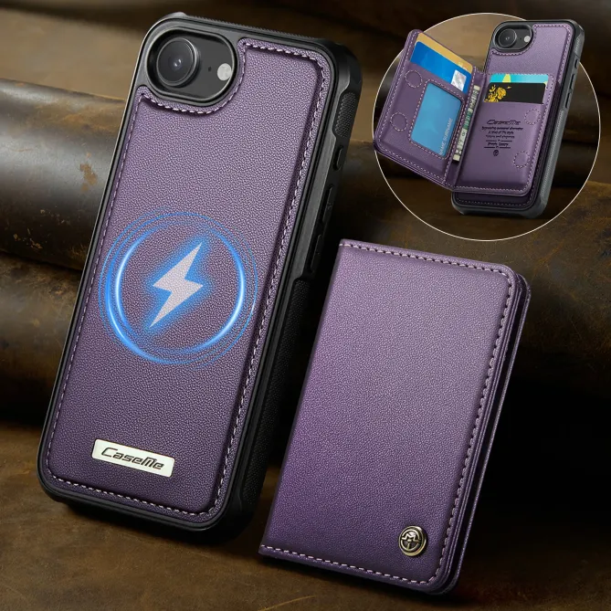 Coque iPhone 17e / 16e Magnétique 2-en-1 Porte-carte Détachable