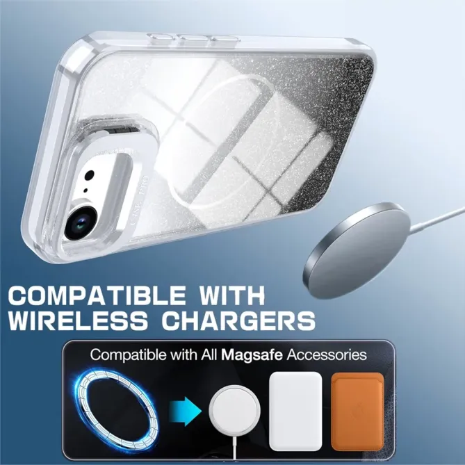 Coque iPhone 17e / 16e Magnétique Gradient Paillettes | Spark-View