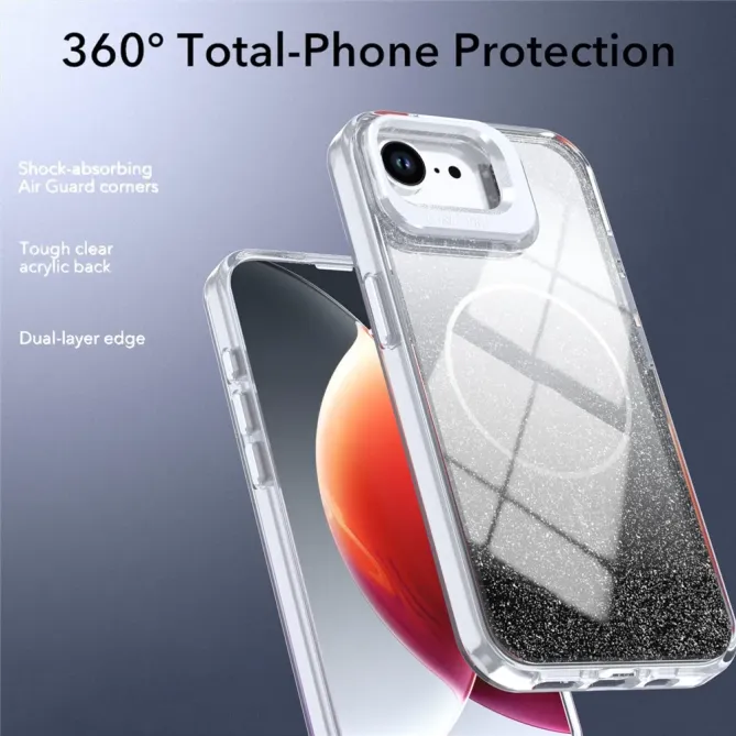 Coque iPhone 17e / 16e Magnétique Gradient Paillettes | Spark-View