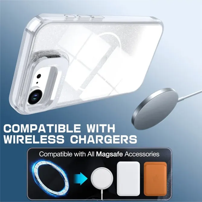 Coque iPhone 17e / 16e Magnétique Gradient Paillettes | Spark-View