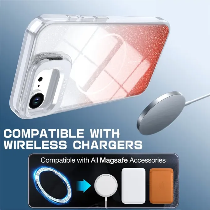 Coque iPhone 17e / 16e Magnétique Gradient Paillettes | Spark-View