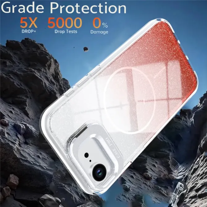 Coque iPhone 17e / 16e Magnétique Gradient Paillettes | Spark-View