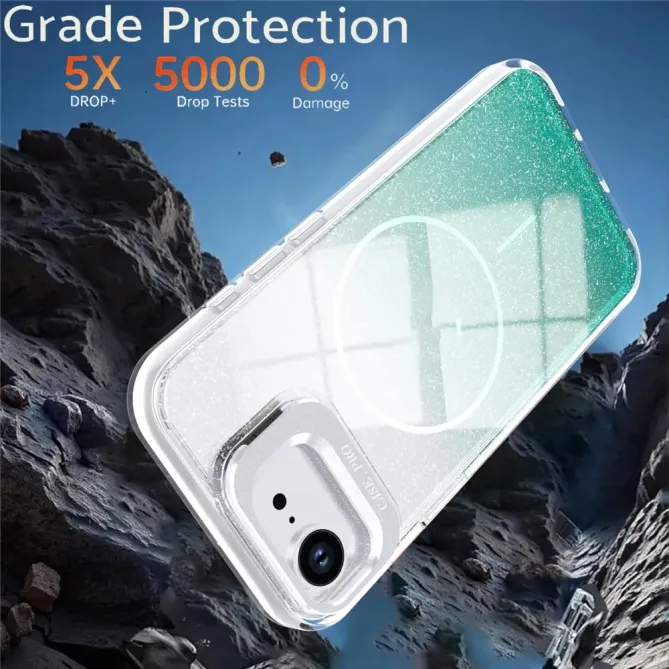 Coque iPhone 17e / 16e Magnétique Gradient Paillettes | Spark-View