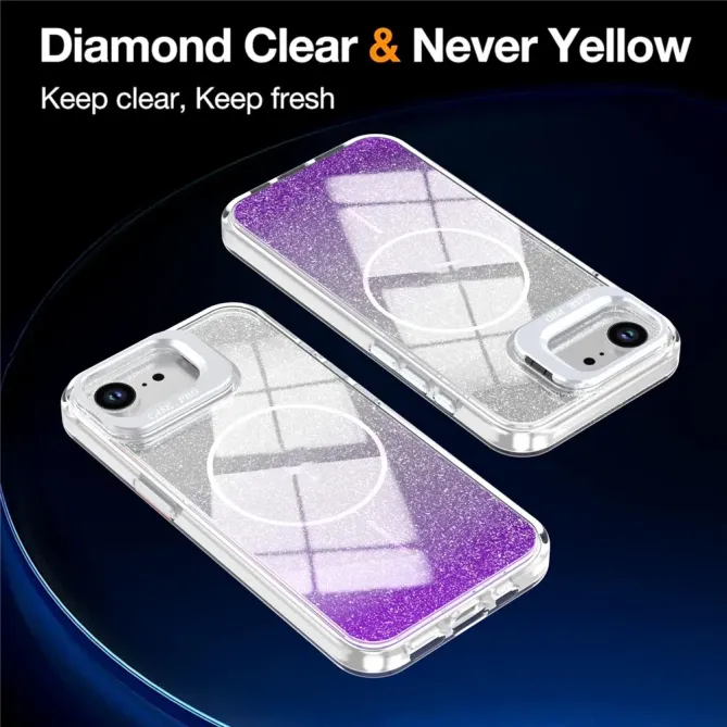 Coque iPhone 17e / 16e Magnétique Gradient Paillettes | Spark-View