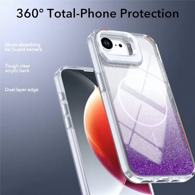 Coque iPhone 17e / 16e Magnétique Gradient Paillettes | Spark-View