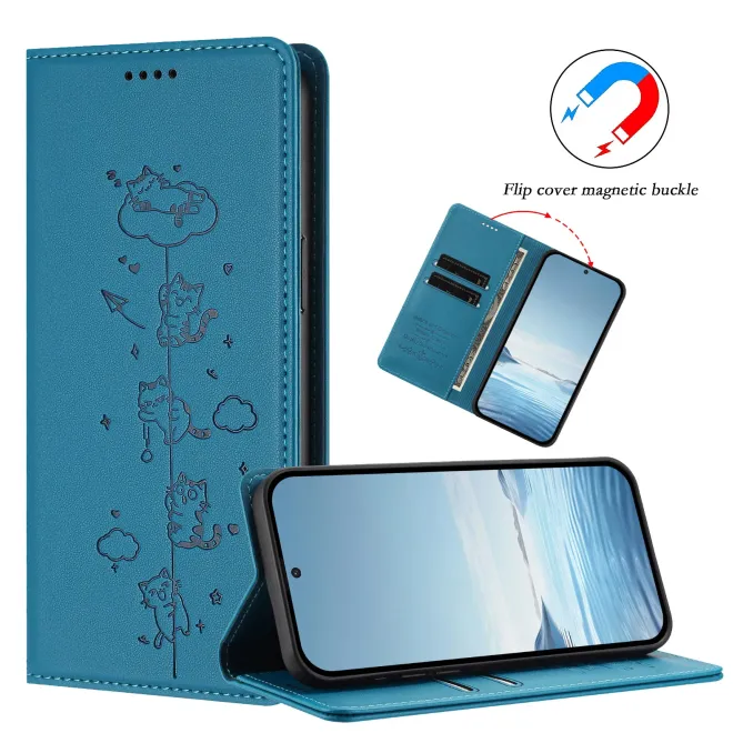 Housse iPhone 17e / 16e Chats Gravés avec Protection RFID