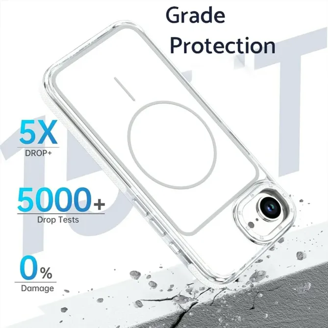 Coque iPhone 17e / 16e Magnétique Dual Color Bumper Antichoc