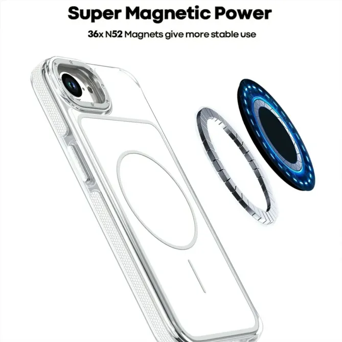 Coque iPhone 17e / 16e Magnétique Dual Color Bumper Antichoc