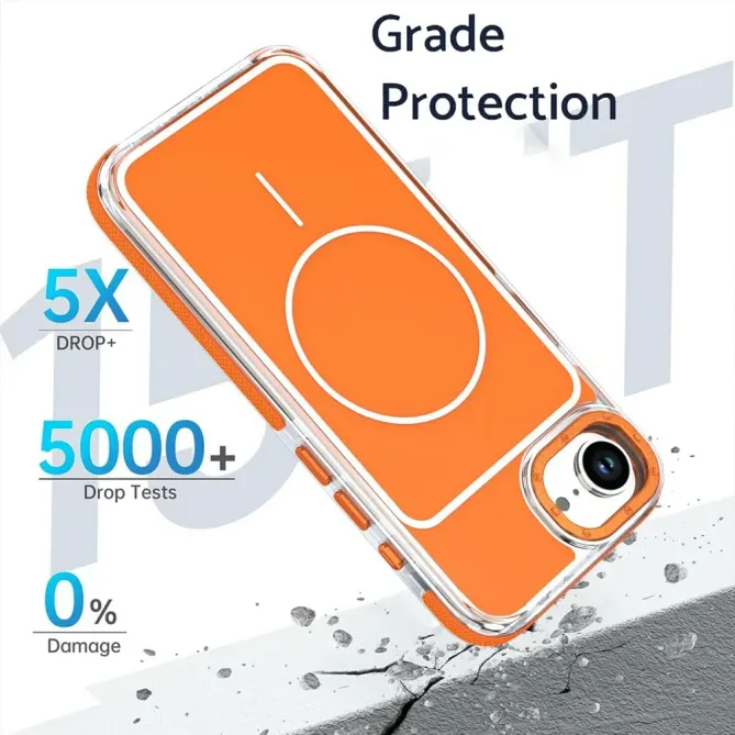 Coque iPhone 17e / 16e Magnétique Dual Color Bumper Antichoc