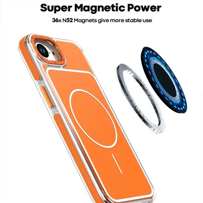 Coque iPhone 17e / 16e Magnétique Dual Color Bumper Antichoc