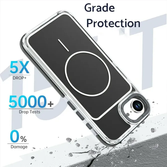 Coque iPhone 17e / 16e Magnétique Dual Color Bumper Antichoc