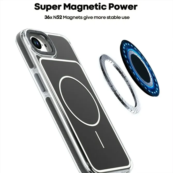 Coque iPhone 17e / 16e Magnétique Dual Color Bumper Antichoc