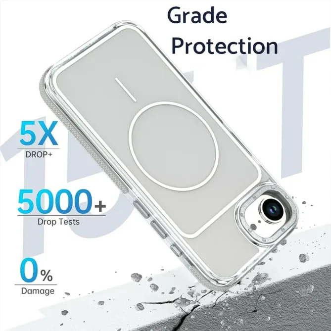 Coque iPhone 17e / 16e Magnétique Dual Color Bumper Antichoc