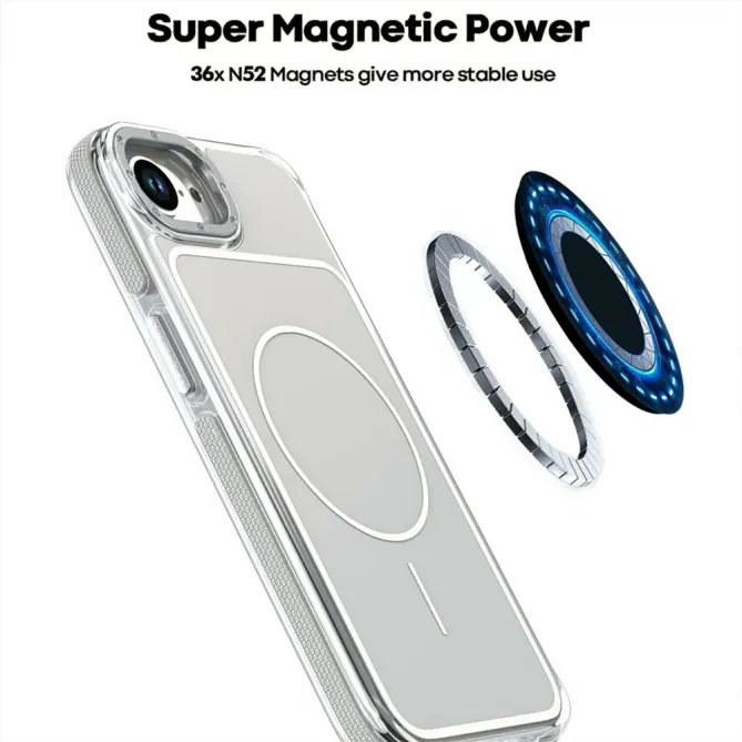 Coque iPhone 17e / 16e Magnétique Dual Color Bumper Antichoc