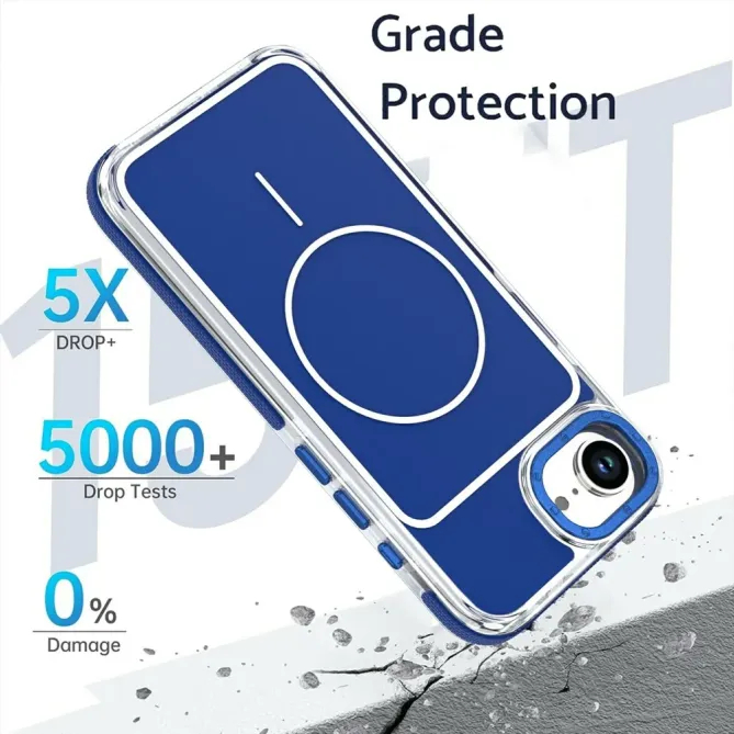 Coque iPhone 17e / 16e Magnétique Dual Color Bumper Antichoc