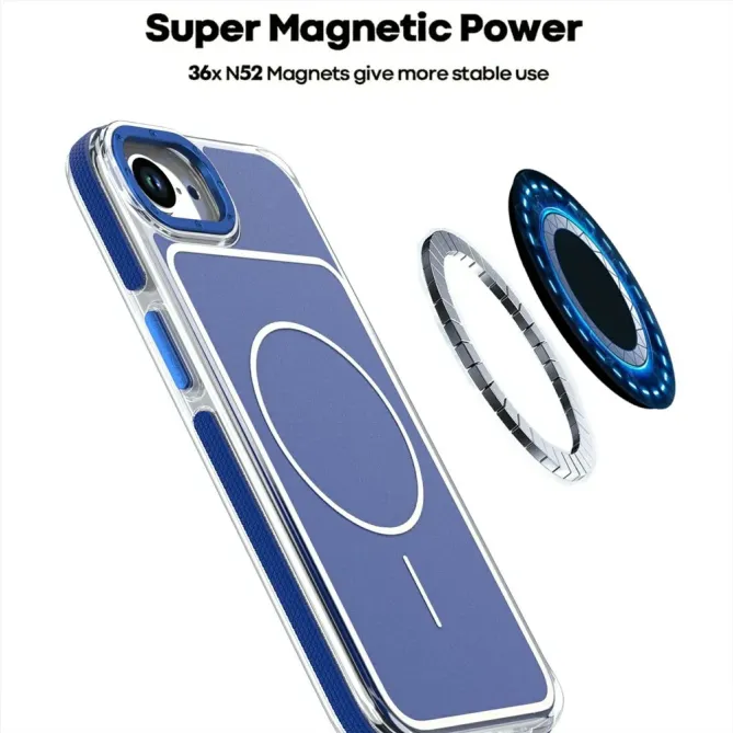 Coque iPhone 17e / 16e Magnétique Dual Color Bumper Antichoc