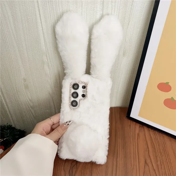 Coque Samsung Galaxy S26 Ultra Peluche Douce RABBIT LUXE