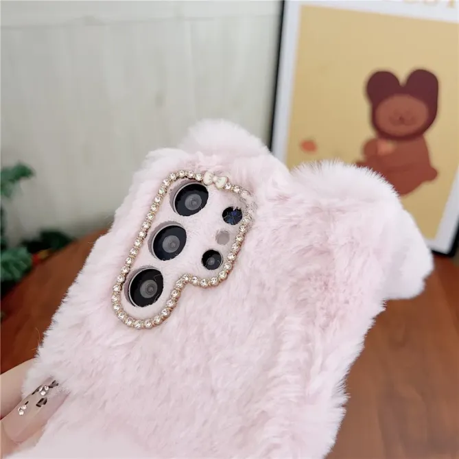 Coque Samsung Galaxy S26 Ultra Peluche Douce RABBIT LUXE