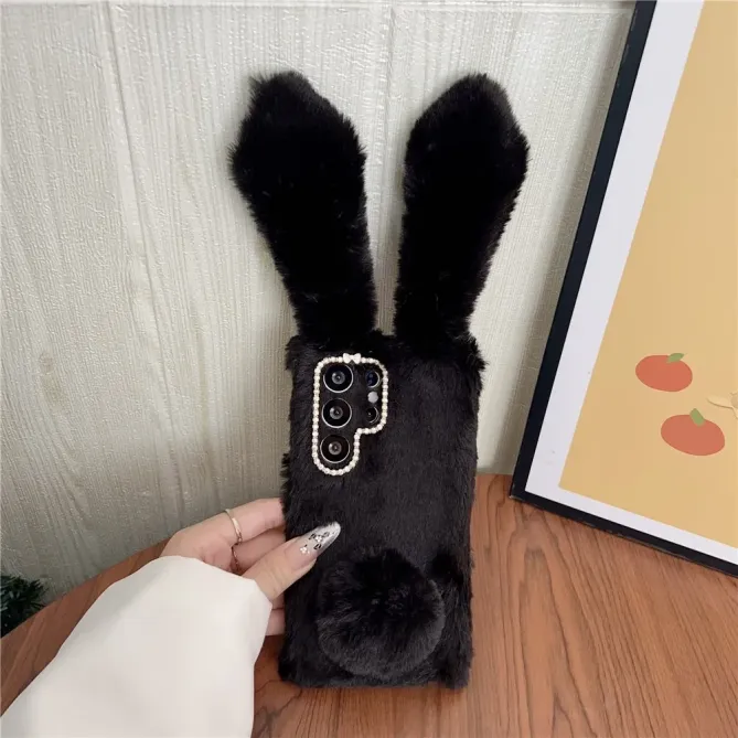 Coque Samsung Galaxy S26 Ultra Peluche Douce RABBIT LUXE