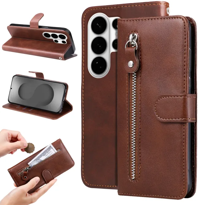 Housse Samsung Galaxy S26 Ultra Portefeuille Zippé ATLAS